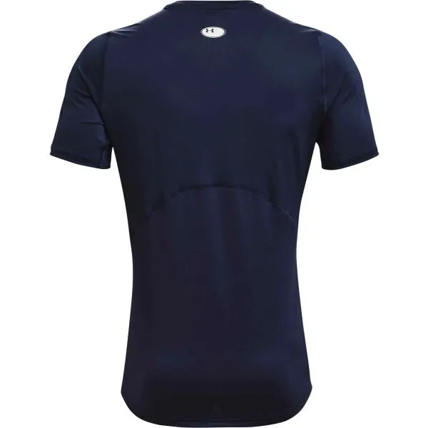 Under Armour HG ARMOUR FITTED SS Pánske tričko s krátkym rukávom, tmavo modrá, veľkosť
