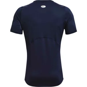 Under Armour HG ARMOUR FITTED SS Pánske tričko s krátkym rukávom, tmavo modrá, veľkosť