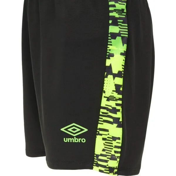 Umbro FORMATION KNIT SHORT - JNR Detské športové kraťasy, čierna, veľkosť