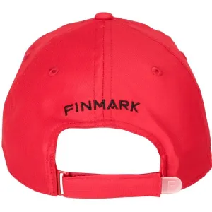 Finmark CAP Šiltovka, červená, veľkosť UNI