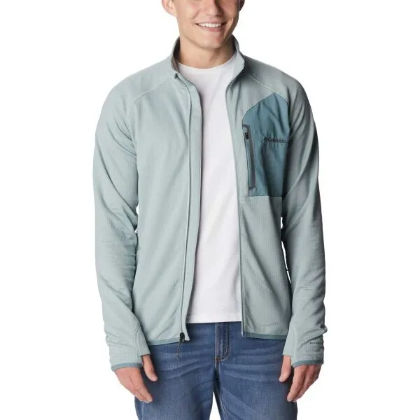 Columbia TRIPLE CANYON FULL ZIP Pánska funkčná mikina, svetlomodrá, veľkosť XXL