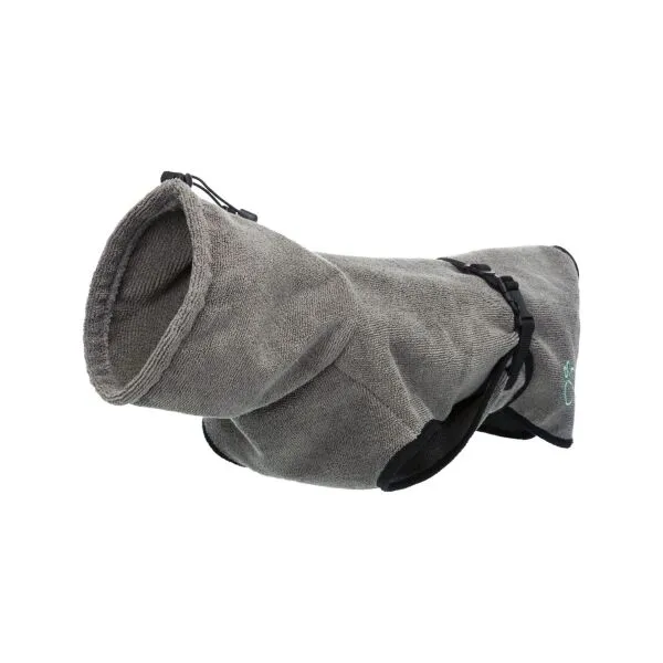 TRIXIE DOG BATHROBE M Župan pre psy, sivá, veľkosť
