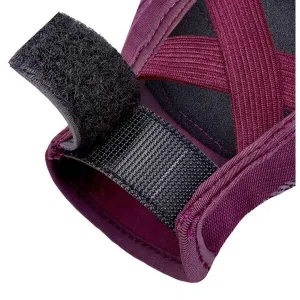 adidas TRAINING GLOVES W Dámske fitness rukavice, vínová, veľkosť