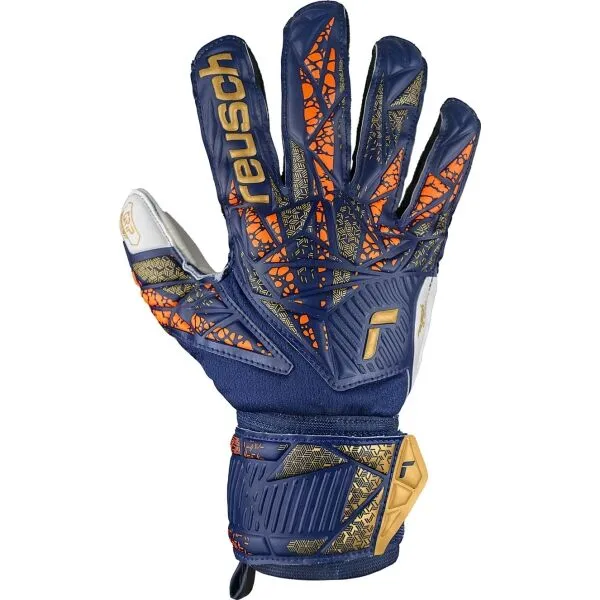 Reusch ATTRAKT GRIP Pánske brankárske rukavice, modrá, veľkosť
