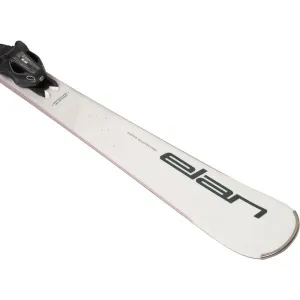 Elan CRYSTAL WHITE LS + EL9.0 GW Dámske zjazdové lyže, biela, veľkosť