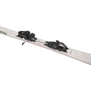 Elan CRYSTAL WHITE LS + EL9.0 GW Dámske zjazdové lyže, biela, veľkosť