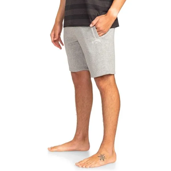 Billabong ARCH SHORT Pánske teplákové kraťasy, sivá, veľkosť