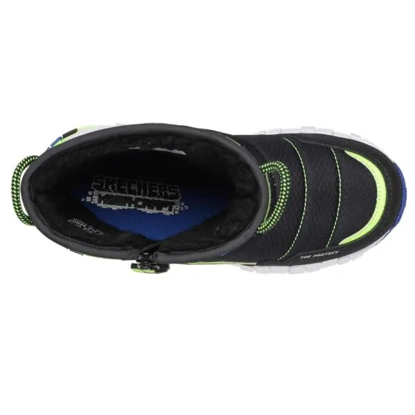 Skechers MEGA-CRAFT Chlapčenská zateplená zimná obuv, čierna, veľkosť