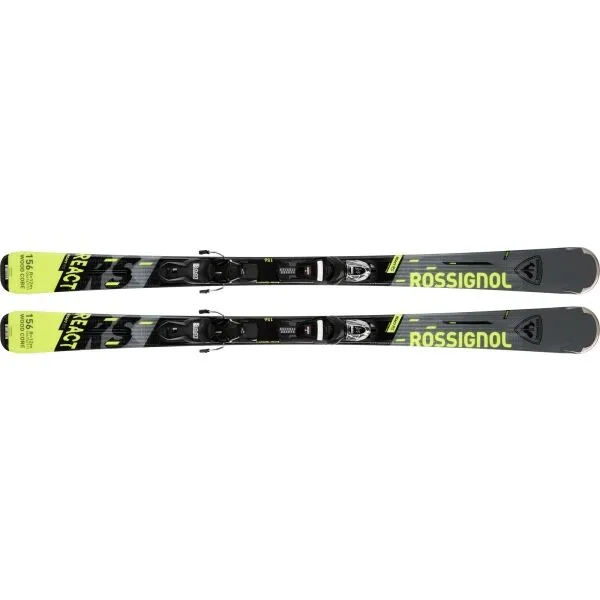 Rossignol REACT RS + XPRESS 10 GW Zjazdové lyže, tmavo sivá, veľkosť