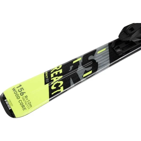 Rossignol REACT RS + XPRESS 10 GW Zjazdové lyže, tmavo sivá, veľkosť