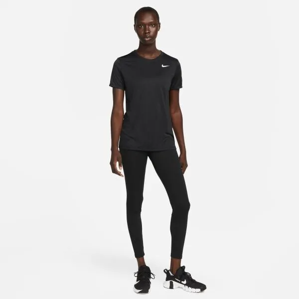 Dámske tréningové tričko s krátkym rukávom NIKE W NK DF RLGD SS TEE-010 BLACK WHITE