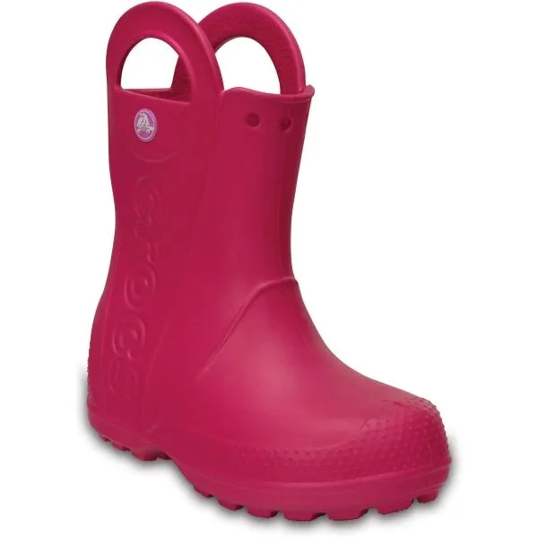 Crocs HANDLE IT RAIN BOOT KIDS Detské gumáky, ružová, veľkosť 32/33