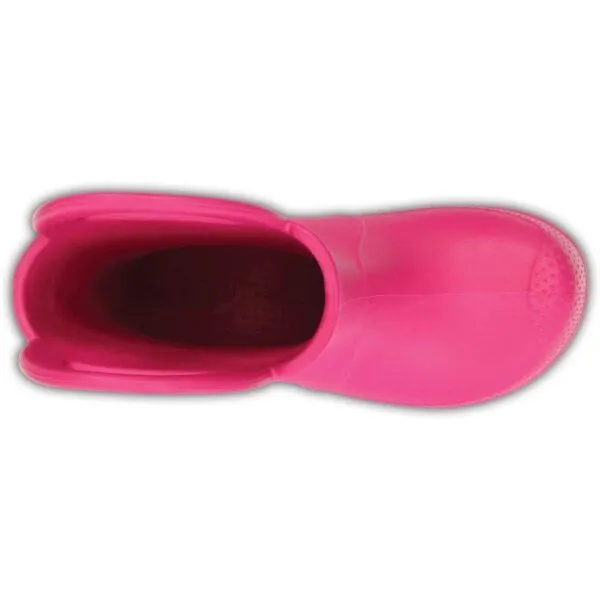 Crocs HANDLE IT RAIN BOOT KIDS Detské gumáky, ružová, veľkosť 32/33