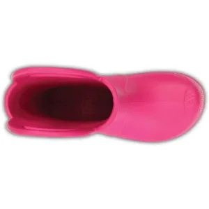 Crocs HANDLE IT RAIN BOOT KIDS Detské gumáky, ružová, veľkosť 32/33