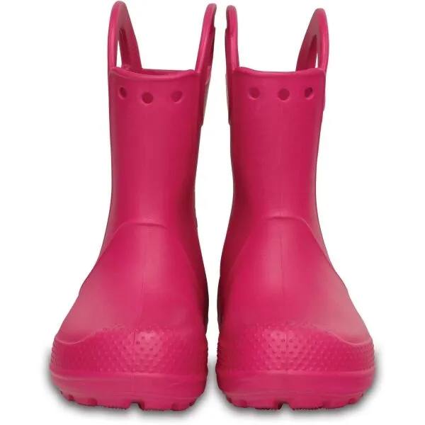 Crocs HANDLE IT RAIN BOOT KIDS Detské gumáky, ružová, veľkosť 32/33