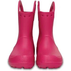 Crocs HANDLE IT RAIN BOOT KIDS Detské gumáky, ružová, veľkosť 32/33