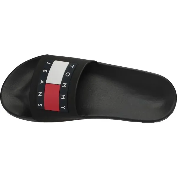 Tommy Hilfiger TOMMY JEANS FLAG POOL SLD ESS Dámske šľapky, čierna, veľkosť