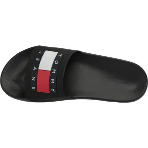 Tommy Hilfiger TOMMY JEANS FLAG POOL SLD ESS Dámske šľapky, čierna, veľkosť