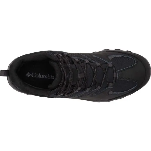 Columbia BUXTON PEAK MID WP Pánska turistická obuv, čierna, veľkosť 44.5