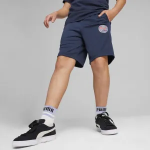 Puma ACTIVE SPORTS POLY SHORTS B Detské športové kraťasy, tmavo modrá, veľkosť