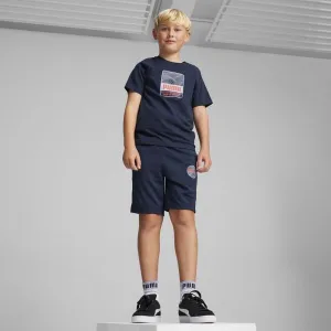 Puma ACTIVE SPORTS POLY SHORTS B Detské športové kraťasy, tmavo modrá, veľkosť
