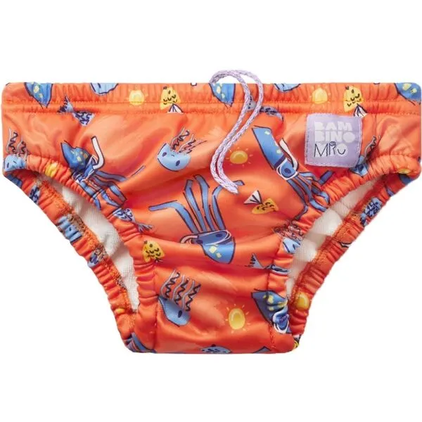Bambinomio MIO WAVE Súprava na plávanie, oranžová, veľkosť 2-3Y