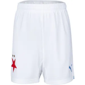 Puma SKS HOME SHORTS JR Chlapčenské futbalové šortky, biela, veľkosť