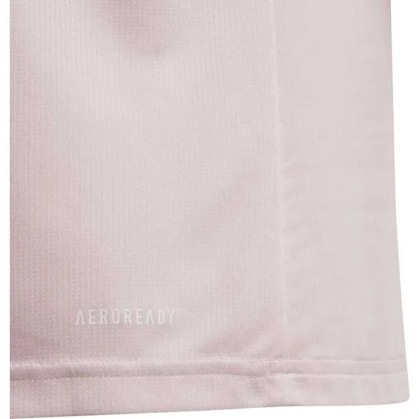adidas ESSENTIALS LOGO TEE Dievčenské tréningové tričko, ružová, veľkosť