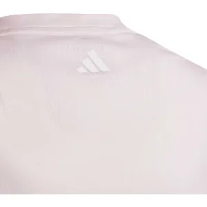 adidas ESSENTIALS LOGO TEE Dievčenské tréningové tričko, ružová, veľkosť