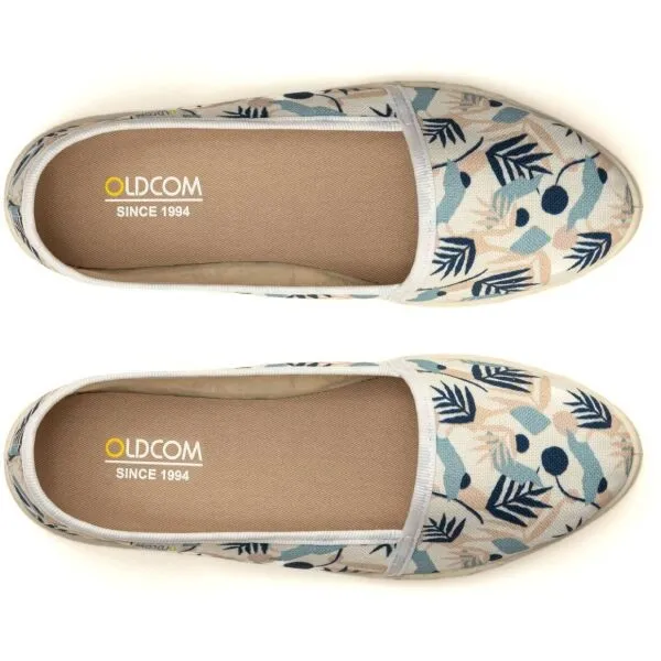 Oldcom ESPADRILKY PRINT Dámske espadrilky, béžová, veľkosť