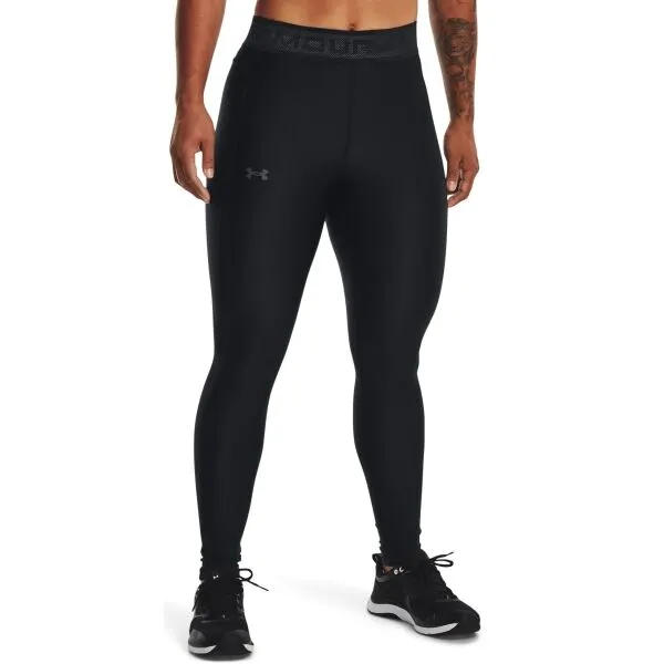 Under Armour ARMOUR BRANDED WB LEG Dámske legíny, čierna, veľkosť