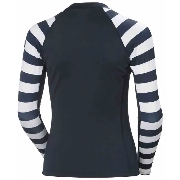 Helly Hansen WATERWEAR RASHGUARD W Dámsky funkčný zvršok, tmavo modrá, veľkosť
