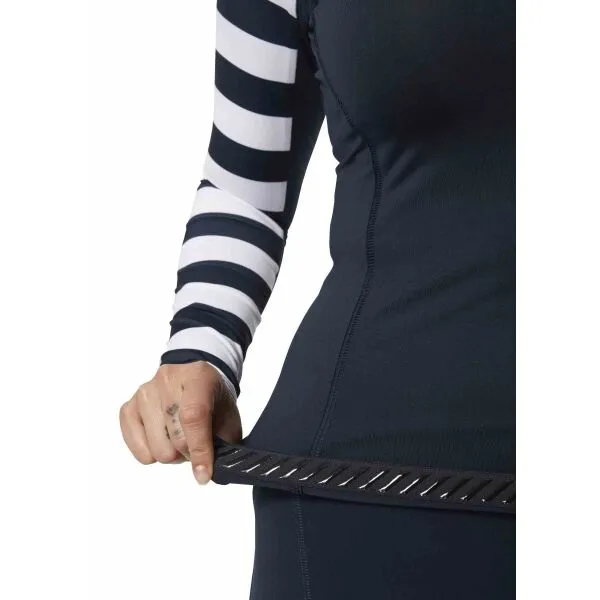 Helly Hansen WATERWEAR RASHGUARD W Dámsky funkčný zvršok, tmavo modrá, veľkosť