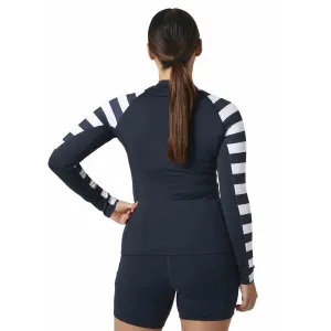 Helly Hansen WATERWEAR RASHGUARD W Dámsky funkčný zvršok, tmavo modrá, veľkosť