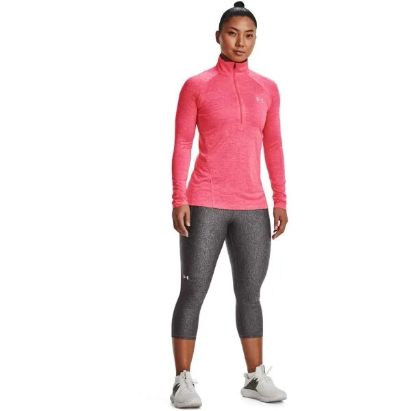 Under Armour TECH 1/2 ZIP - TWIST Dámska mikina, ružová, veľkosť S