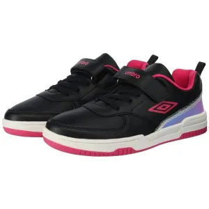 Umbro PATTY-VE-JNR Detská voľnočasová obuv, čierna, veľkosť 33.5