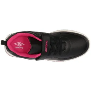 Umbro PATTY-VE-JNR Detská voľnočasová obuv, čierna, veľkosť 33.5