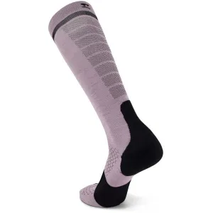 MONS ROYALE PRO LITE MERINO SNOW Unisex merino ponožky, fialová, veľkosť