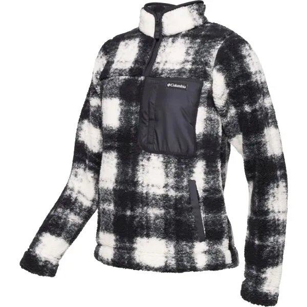 Columbia WEST BEND 1/4 ZIP II Dámska flísová mikina, čierna, veľkosť