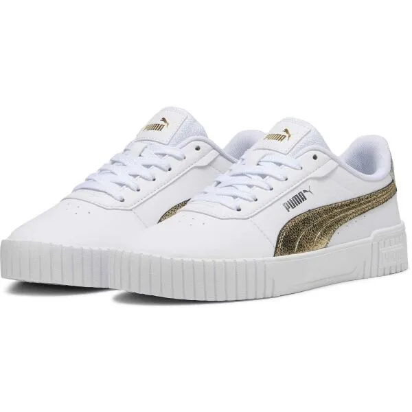 Puma CARINA 2.0 METALLIC SHINE Dámske tenisky, biela, veľkosť 37.5