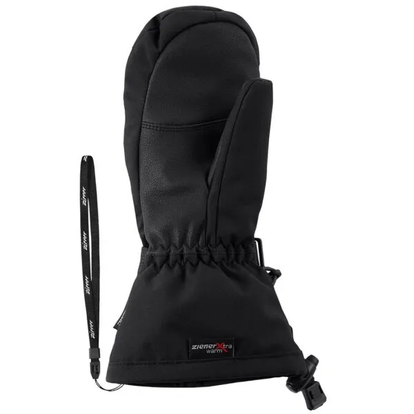 Ziener LANIC GTX + GORE PLUS WARM MITTEN JR Detské lyžiarske palčiaky, čierna, veľkosť