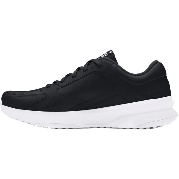 Under Armour EDGE LEATHER Pánska voľnočasová obuv, čierna, veľkosť 46