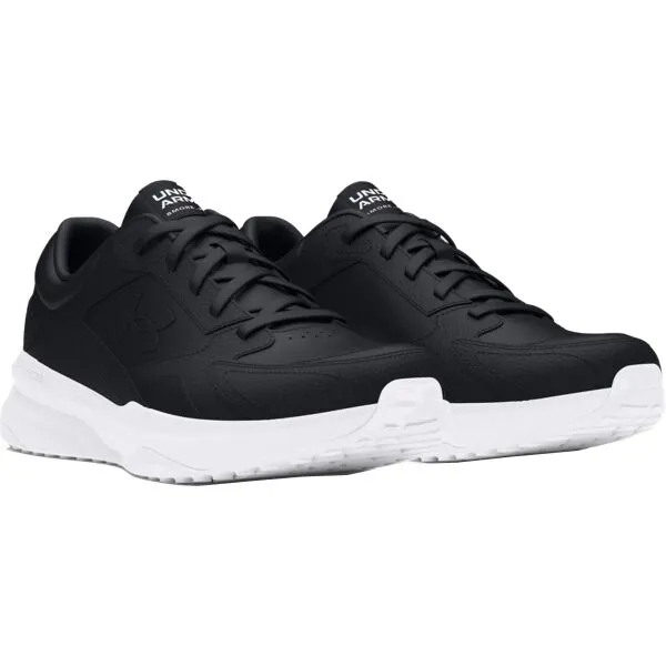Under Armour EDGE LEATHER Pánska voľnočasová obuv, čierna, veľkosť 46