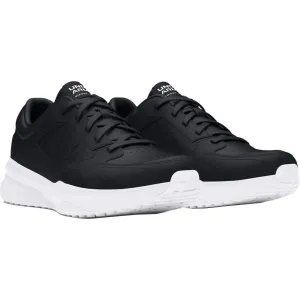 Under Armour EDGE LEATHER Pánska voľnočasová obuv, čierna, veľkosť 46