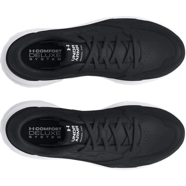 Under Armour EDGE LEATHER Pánska voľnočasová obuv, čierna, veľkosť 46