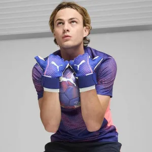 Puma ULTRA ULTIMATE HYBRID Pánske brankárske rukavice, modrá, veľkosť