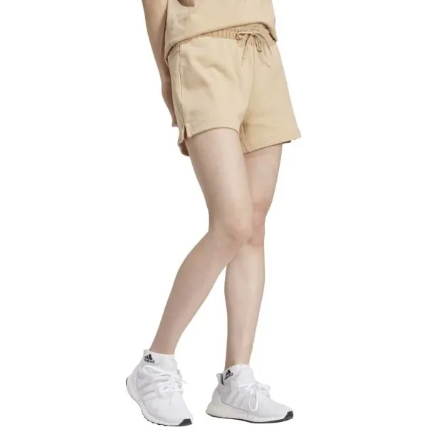 adidas LINEAR SHORTS W Dámske kraťasy, béžová, veľkosť