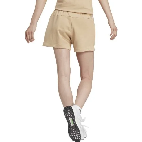 adidas LINEAR SHORTS W Dámske kraťasy, béžová, veľkosť