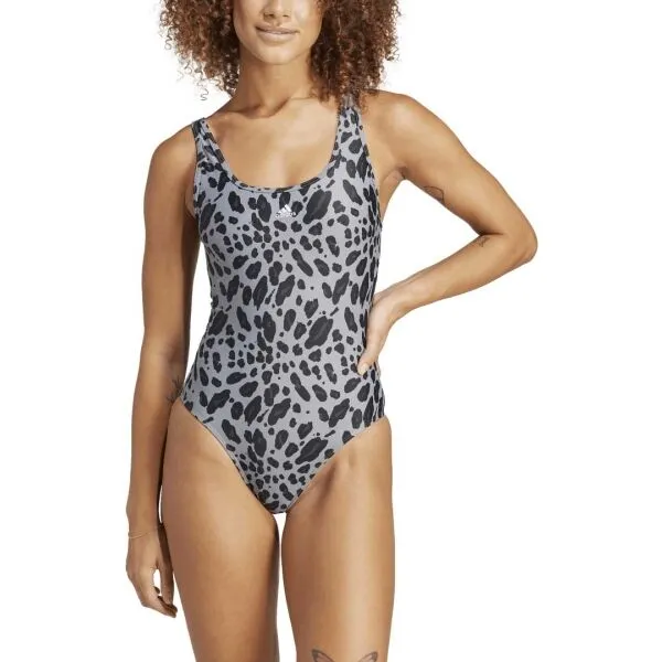 adidas ESSENTIALS ANIMAL PRINT Dámske plavky, čierna, veľkosť