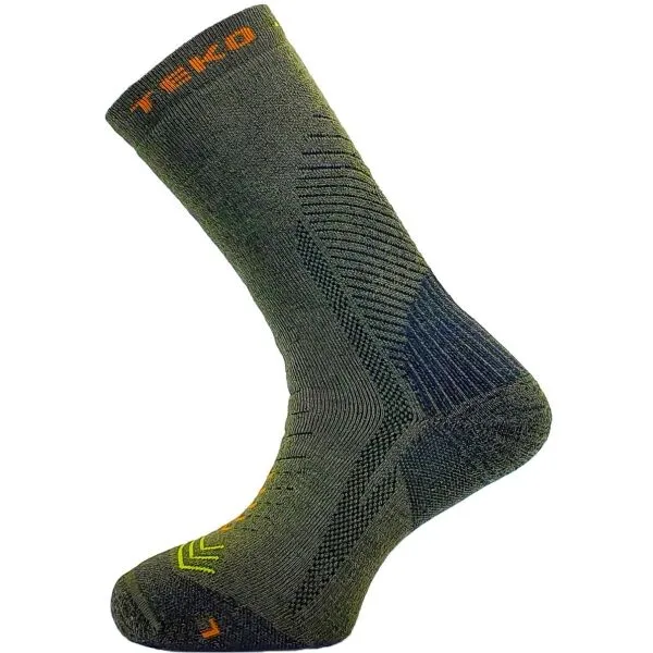 TEKO ECO HIKE EXPOLRER 3.0 Outdoorové ponožky, tmavo zelená, veľkosť